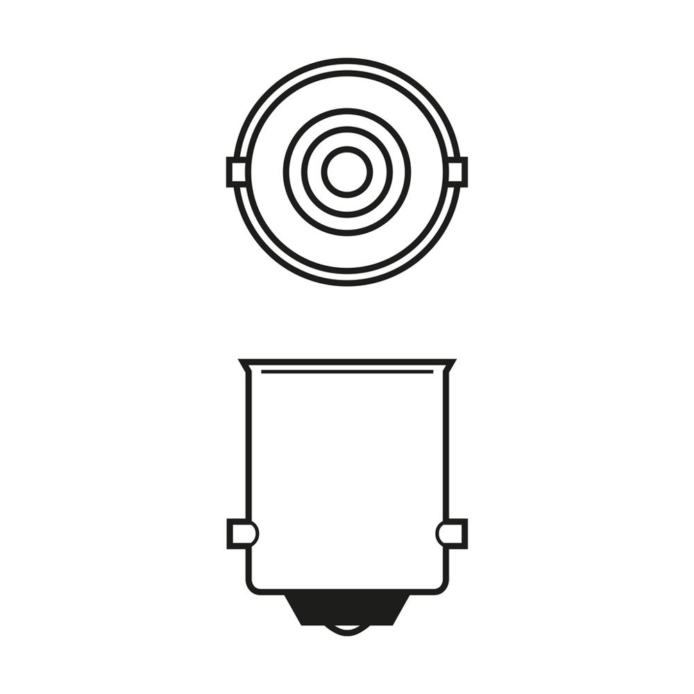 SET 2 BECURI 12V R5W 5W PURE LIGHT (blister) BOSCH