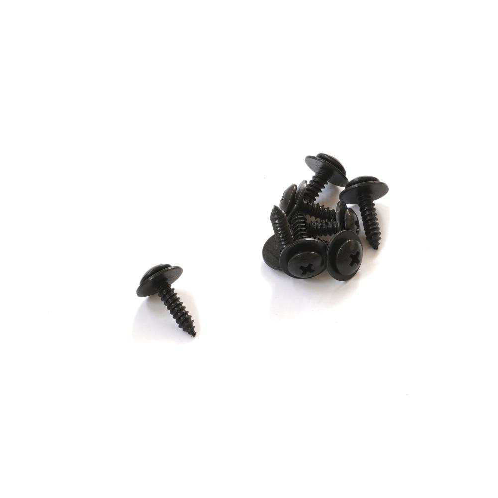 Apărători noroi VW Golf 5 hatchback (2003-2008) - set 4 bucăți negre cu șuruburi de montaj [7]