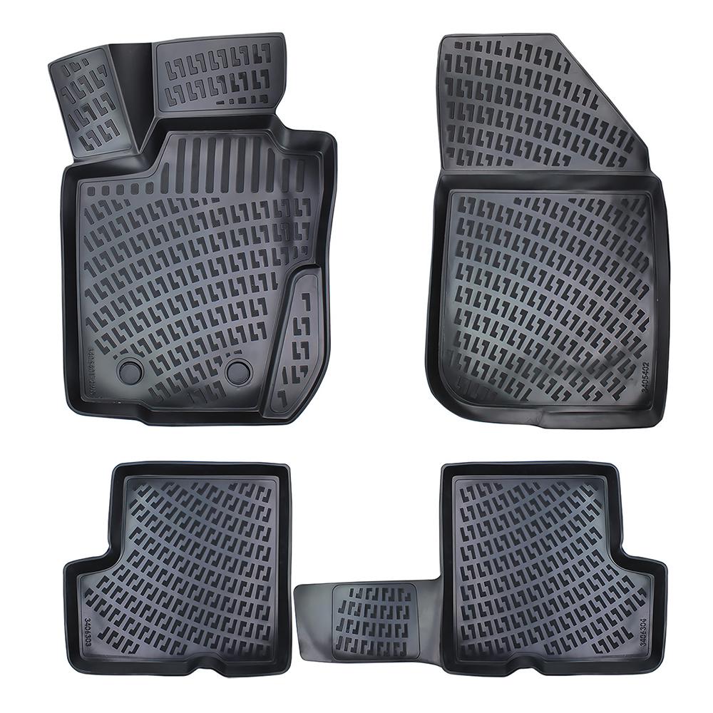 Set covorase presuri DACIA DUSTER 4X2 HM din 2018-2022, auto, din cauciuc thermoplastic, Compatibil cu DACIA