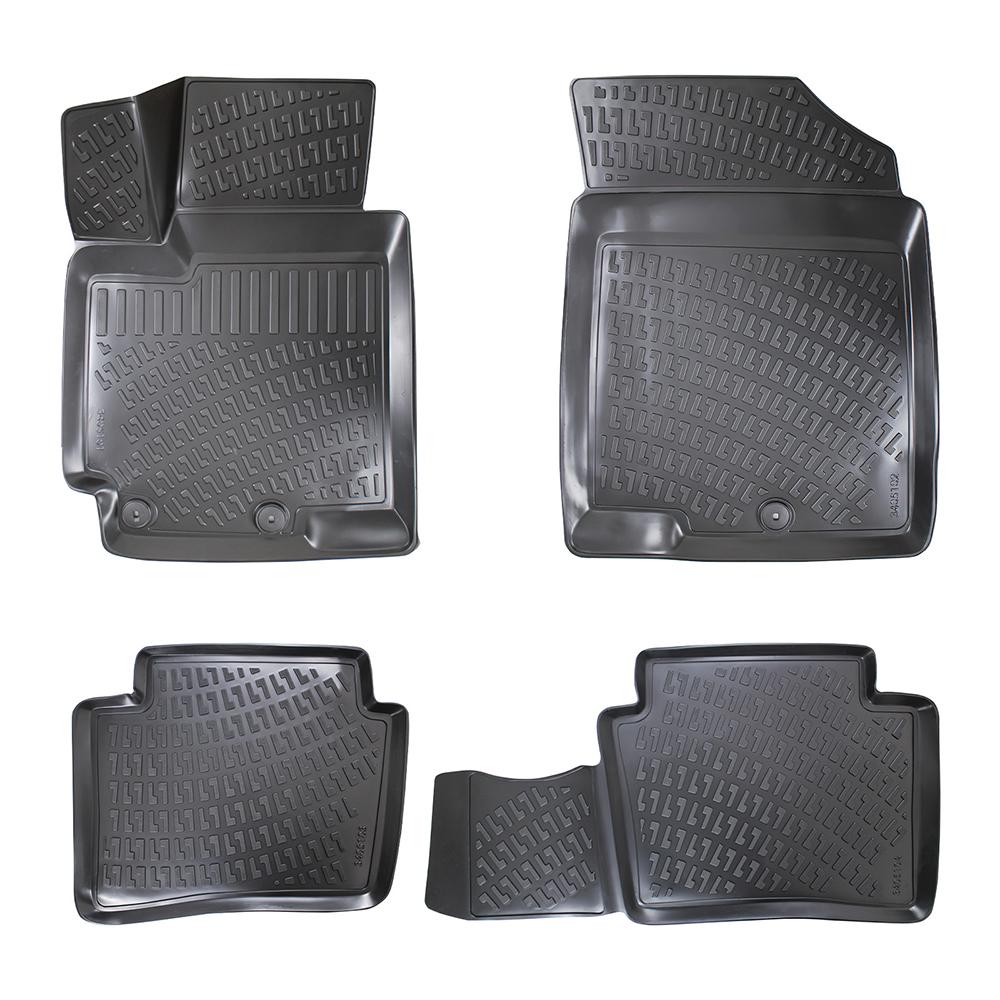 Set covorase presuri KIA RIO III din 2011-2017, auto, din cauciuc thermoplastic, Compatibil cu KIA