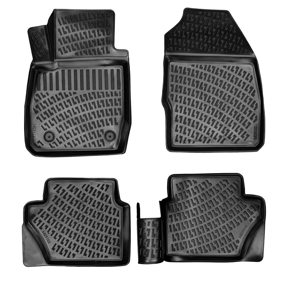 Set covorase presuri FORD FIESTA VI din 2008-2019, auto, din cauciuc thermoplastic, Compatibil cu FORD