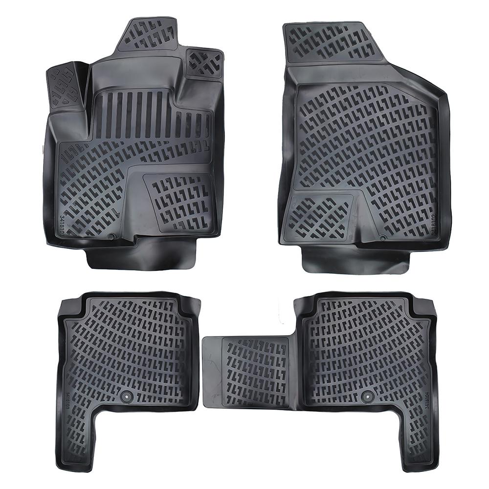 Set covorase presuri HYUNDAI SANTA FE II din 2006-2012, auto, din cauciuc thermoplastic, Compatibil cu HYUNDAI