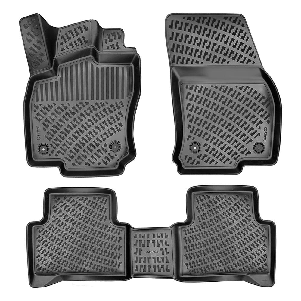 Set covorase presuri Volkswagen TOURAN II 5T din 2015, auto, din cauciuc thermoplastic, Compatibil cu Volkswagen