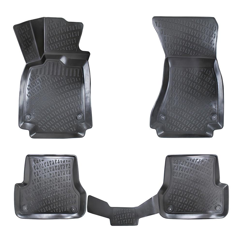 Set covorase presuri AUDI A6 C7 4G din 2015-2018, auto, din cauciuc thermoplastic, Compatibil cu AUDI