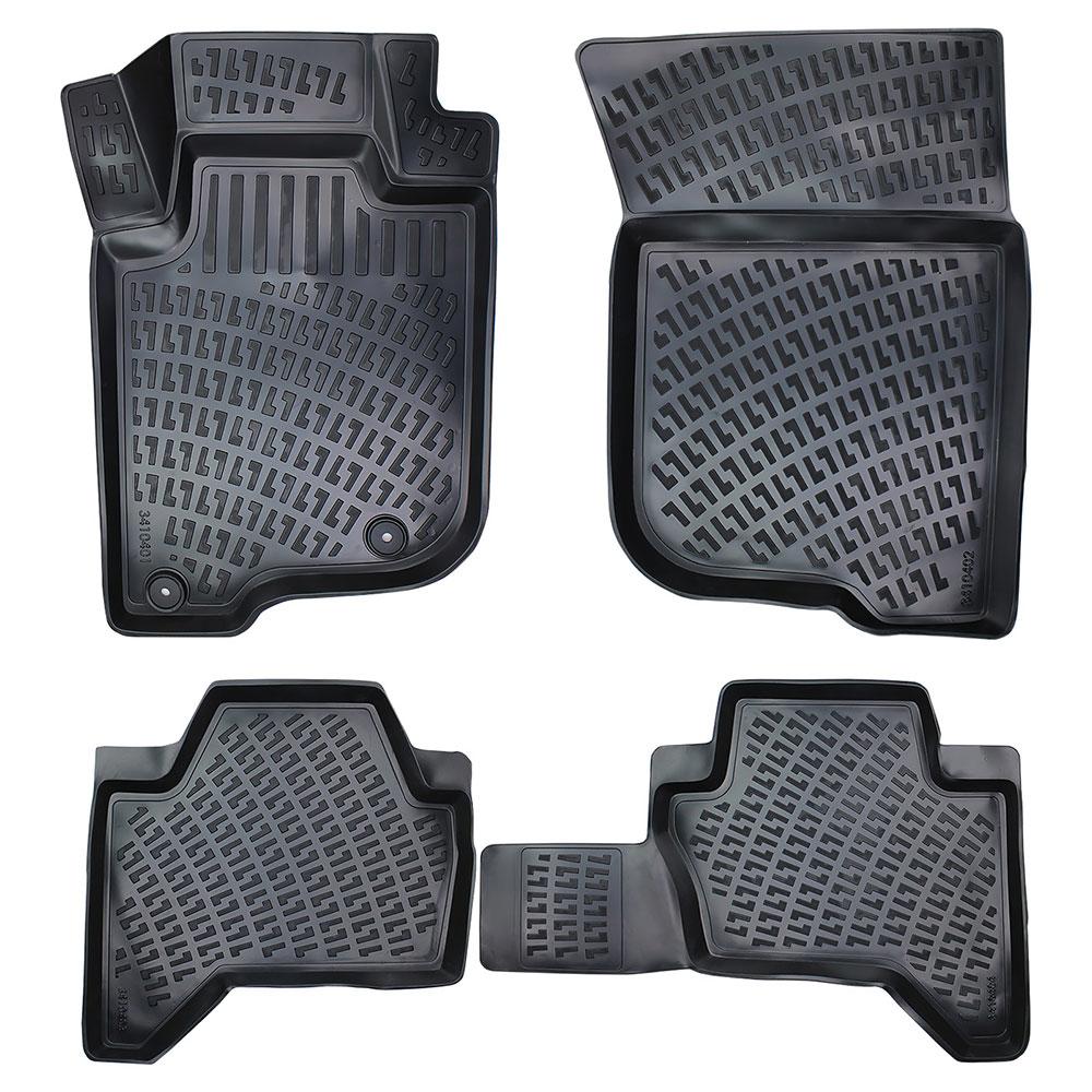 Set covorase presuri MITSUBISHI L200 din 2005-2018, auto, din cauciuc thermoplastic, Compatibil cu MITSUBISHI