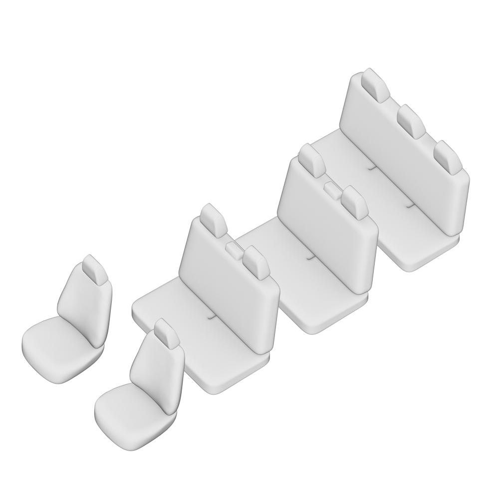 SET HUSE SCAUN UMBRELLA PENTRU OPEL VIVARO (8+1) 2001-2014