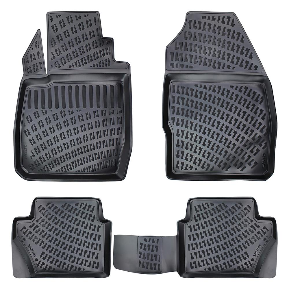 Set covorase presuri FORD FIESTA V din 2002-2008, auto, din cauciuc thermoplastic, Compatibil cu FORD