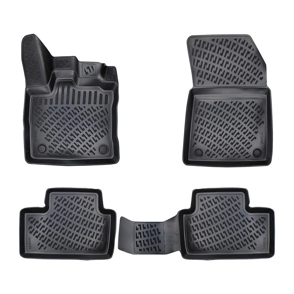 Set covorase presuri RENAULT CAPTUR din 2019, auto, din cauciuc thermoplastic, Compatibil cu RENAULT