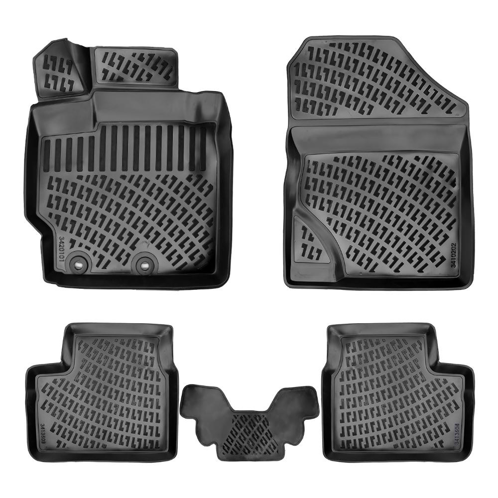 Set covorase presuri TOYOTA YARIS XP90 II din 2005-2013, auto, din cauciuc thermoplastic, Compatibil cu TOYOTA