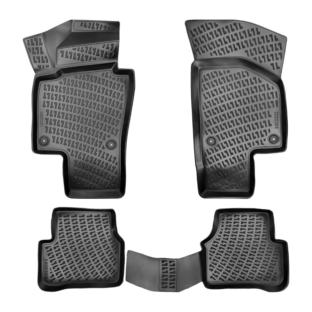 Set covorase presuri Volkswagen PASSAT CC din 2012-2017, auto, din cauciuc thermoplastic, Compatibil cu Volkswagen