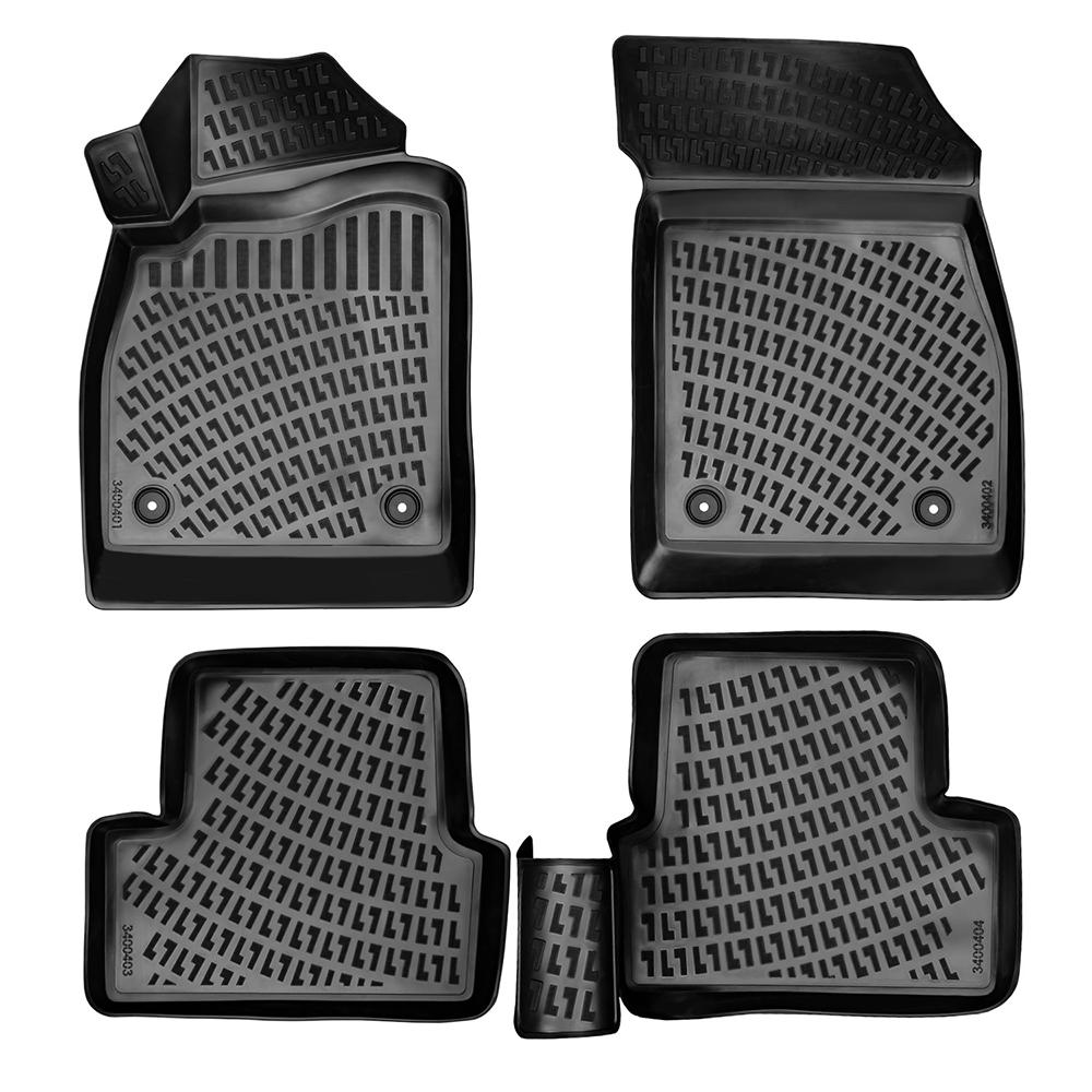 Set covorase presuri CHEVROLET CRUZE J300 din 2008-2016, auto, din cauciuc thermoplastic, Compatibil cu CHEVROLET