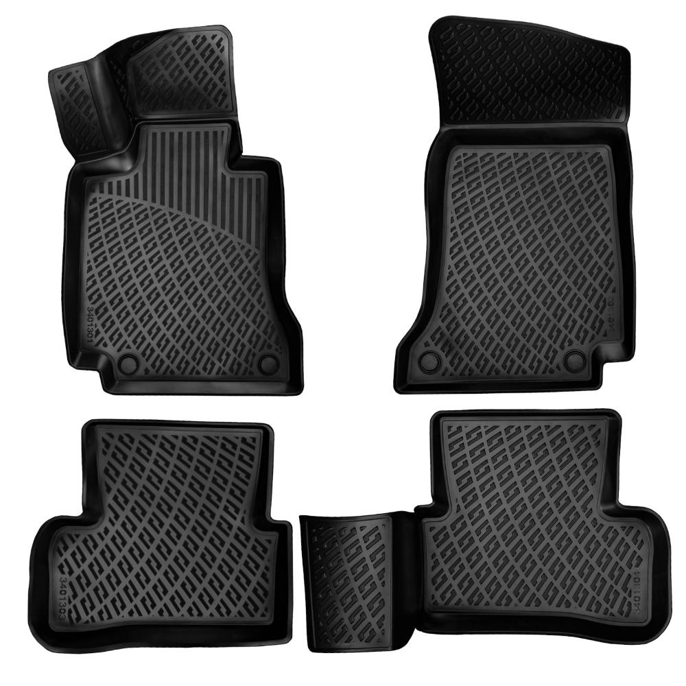 Set covorase presuri MERCEDES C CLASS W205 din 2014-2021, auto, din cauciuc thermoplastic, Compatibil cu MERCEDES