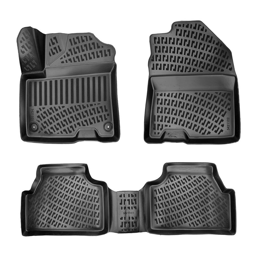 Set covorase presuri HYUNDAI KONA ELECTRIC din 2019-2023, auto, din cauciuc thermoplastic, Compatibil cu HYUNDAI