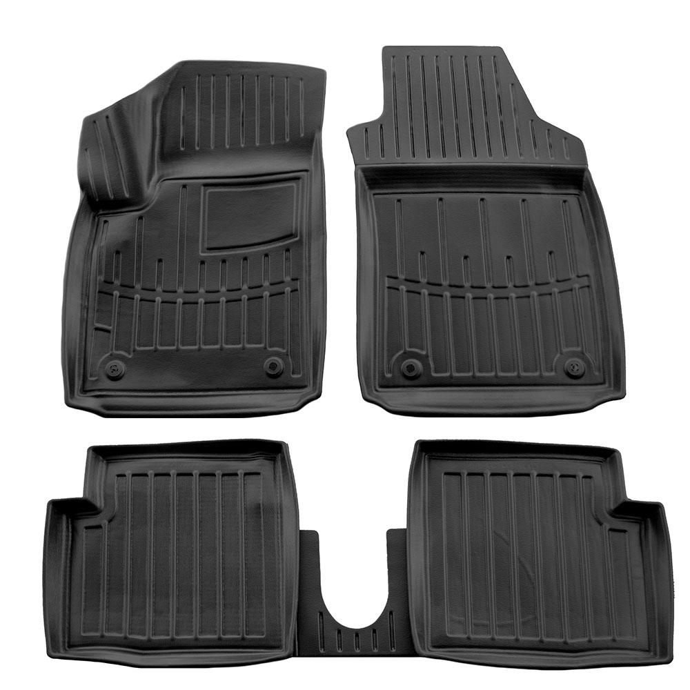 Set covorase presuri FIAT 500 din 2007, auto, din cauciuc thermoplastic, Compatibil cu FIAT