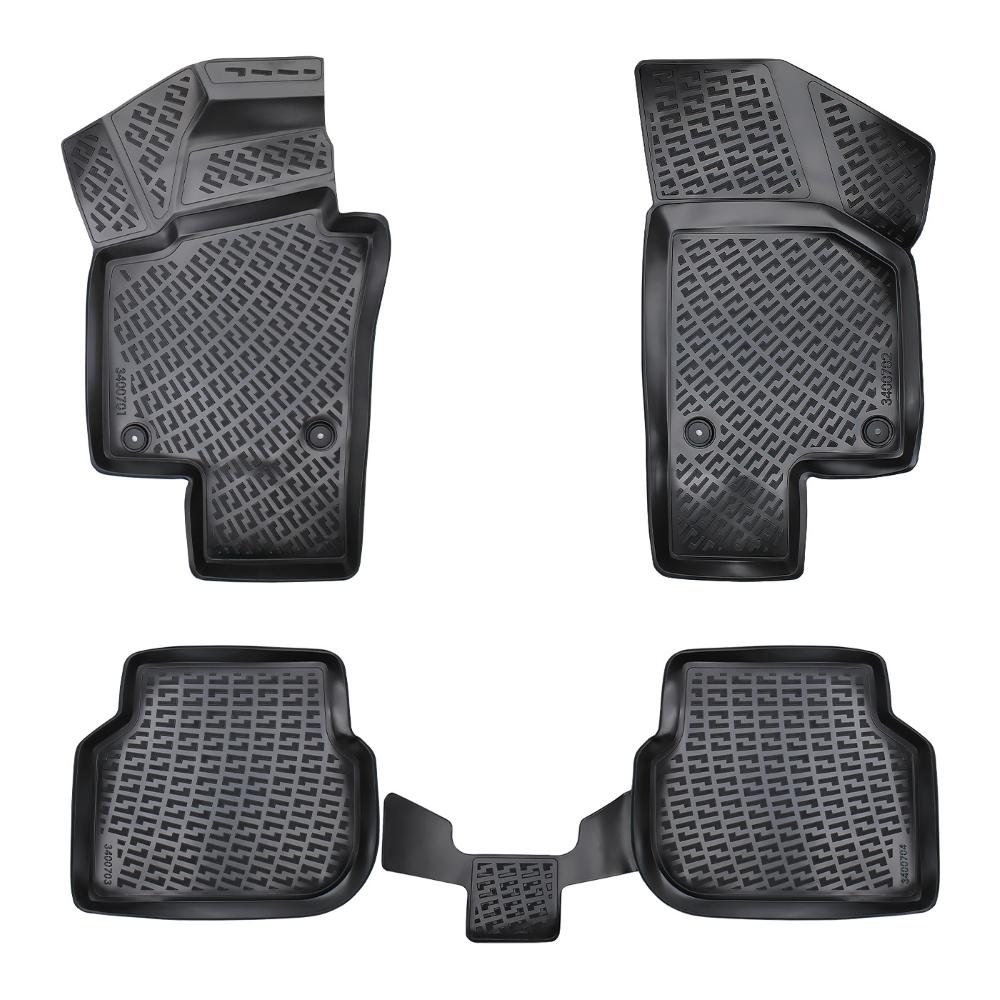 Set covorase presuri Volkswagen JETTA VI A6 din 2011-2018, auto, din cauciuc thermoplastic, Compatibil cu Volkswagen