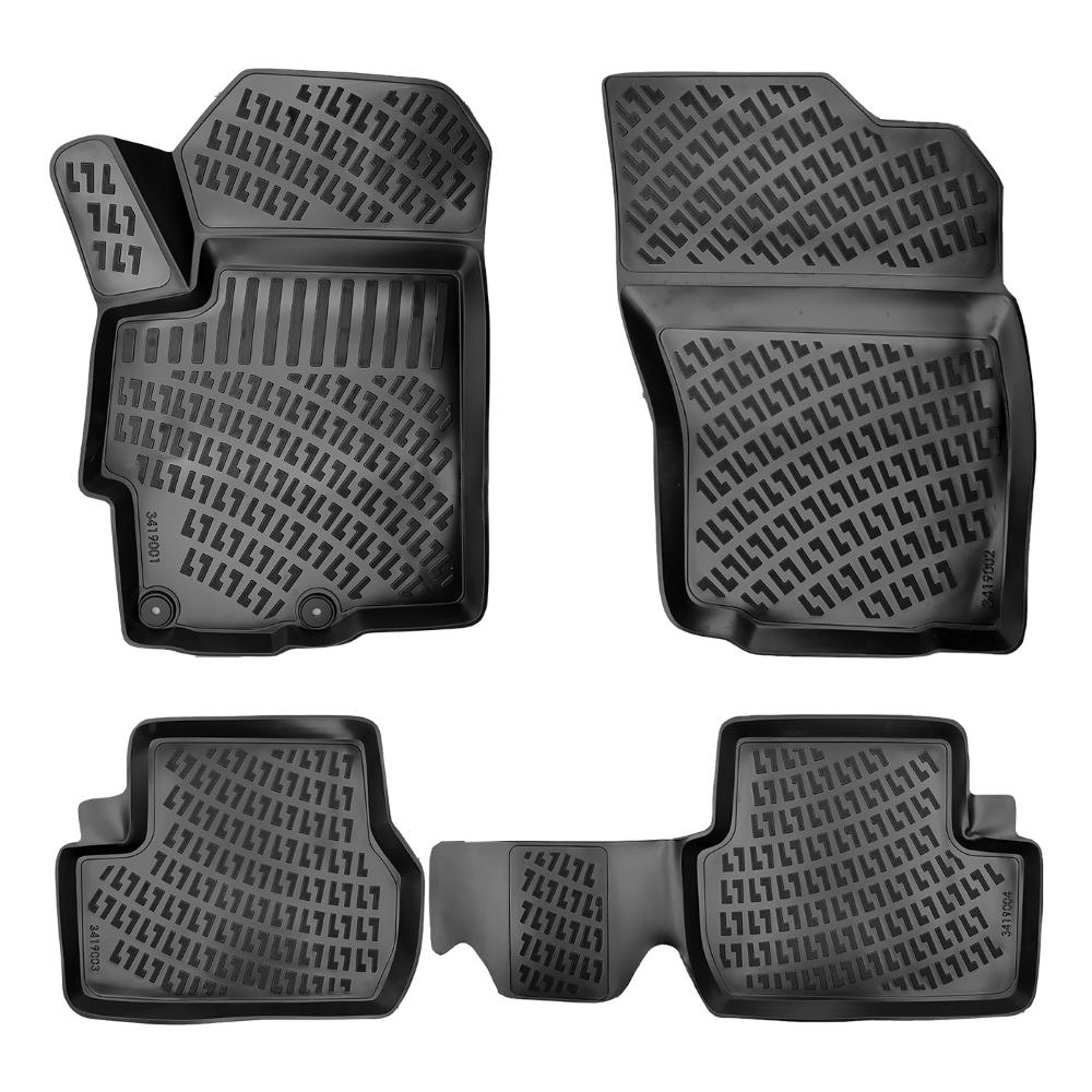 Set covorase presuri MITSUBISHI LANCER din 2007-2017, auto, din cauciuc thermoplastic, Compatibil cu MITSUBISHI
