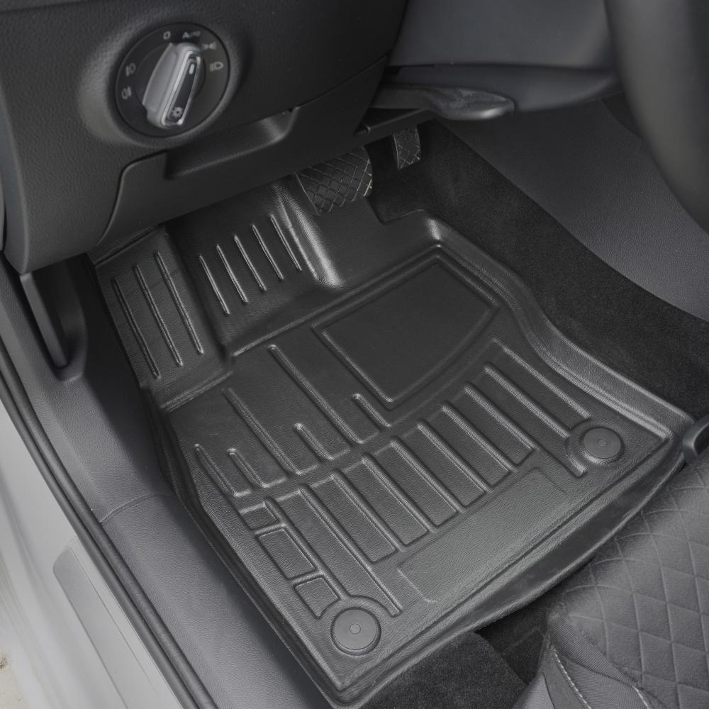 Set covorașe cauciuc Renault Scenic IV - covorașe auto dedicate, negre, formă 3D cu bordură înaltă [1]