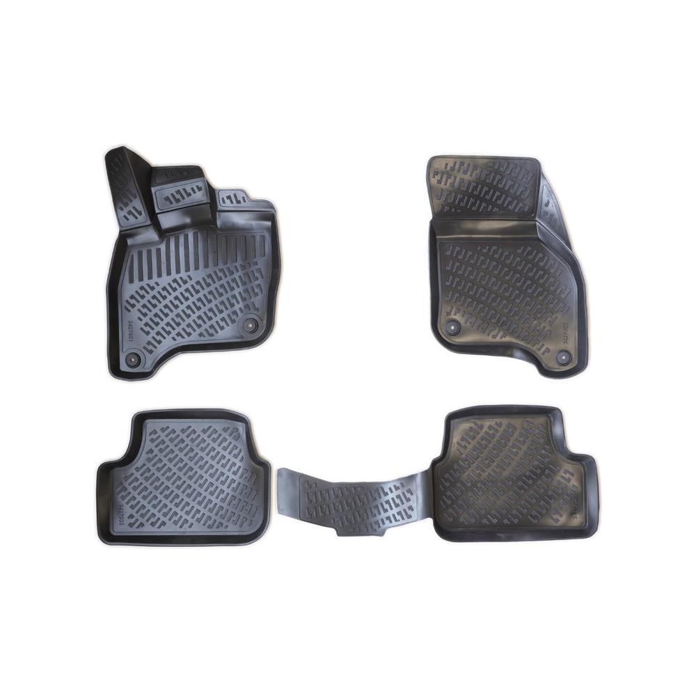 Set covorase presuri Volkswagen e-GOLF din 2014, auto, din cauciuc thermoplastic, Compatibil cu Volkswagen