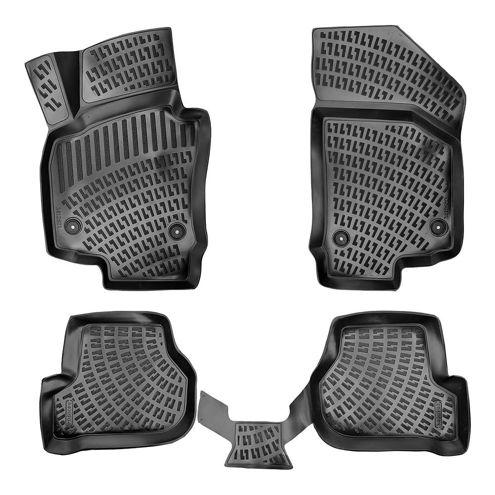Set covorase presuri SEAT ALTEA din 2004-2015, auto, din cauciuc thermoplastic, Compatibil cu SEAT