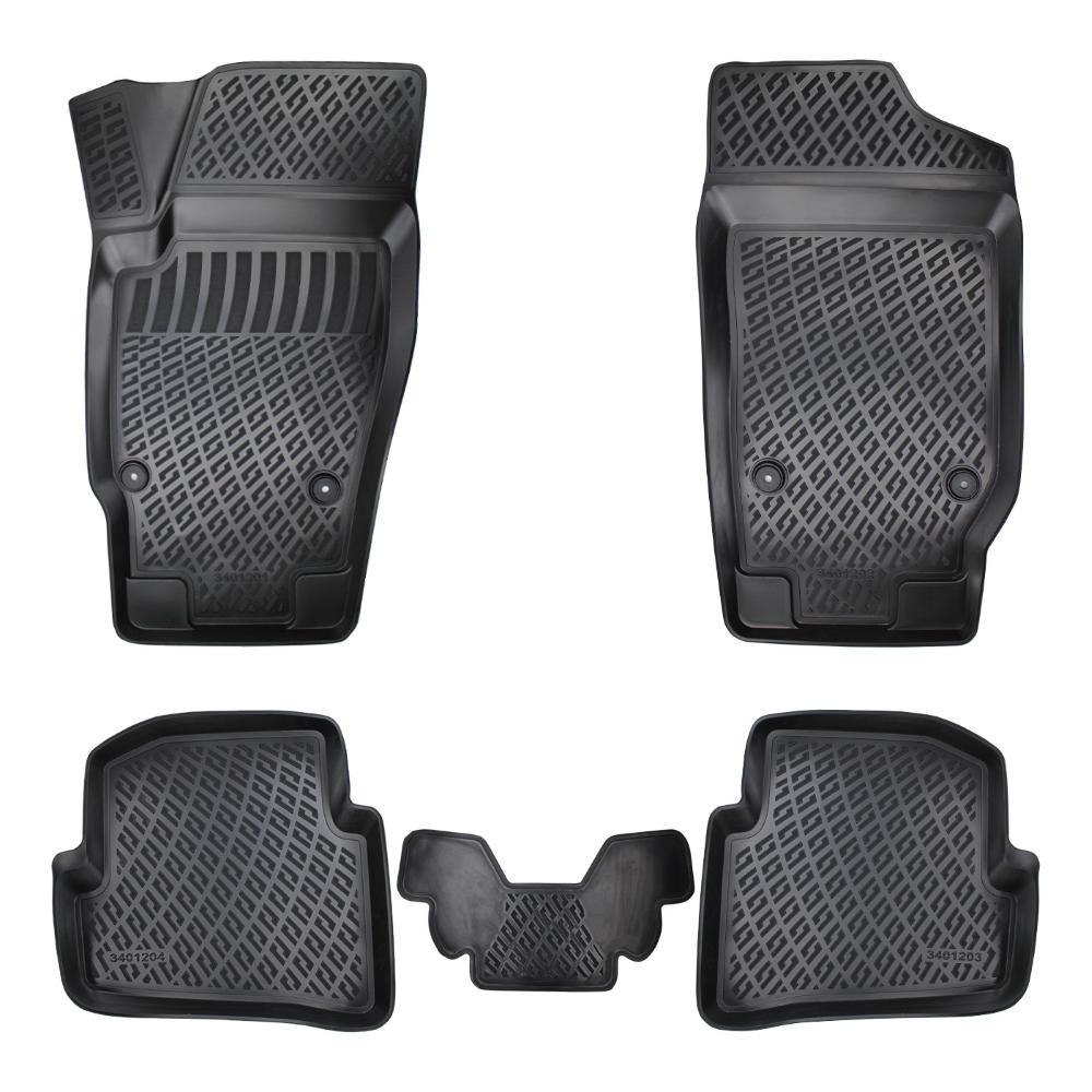 Set covorase presuri SEAT IBIZA III din 2002-2008, auto, din cauciuc thermoplastic, Compatibil cu SEAT