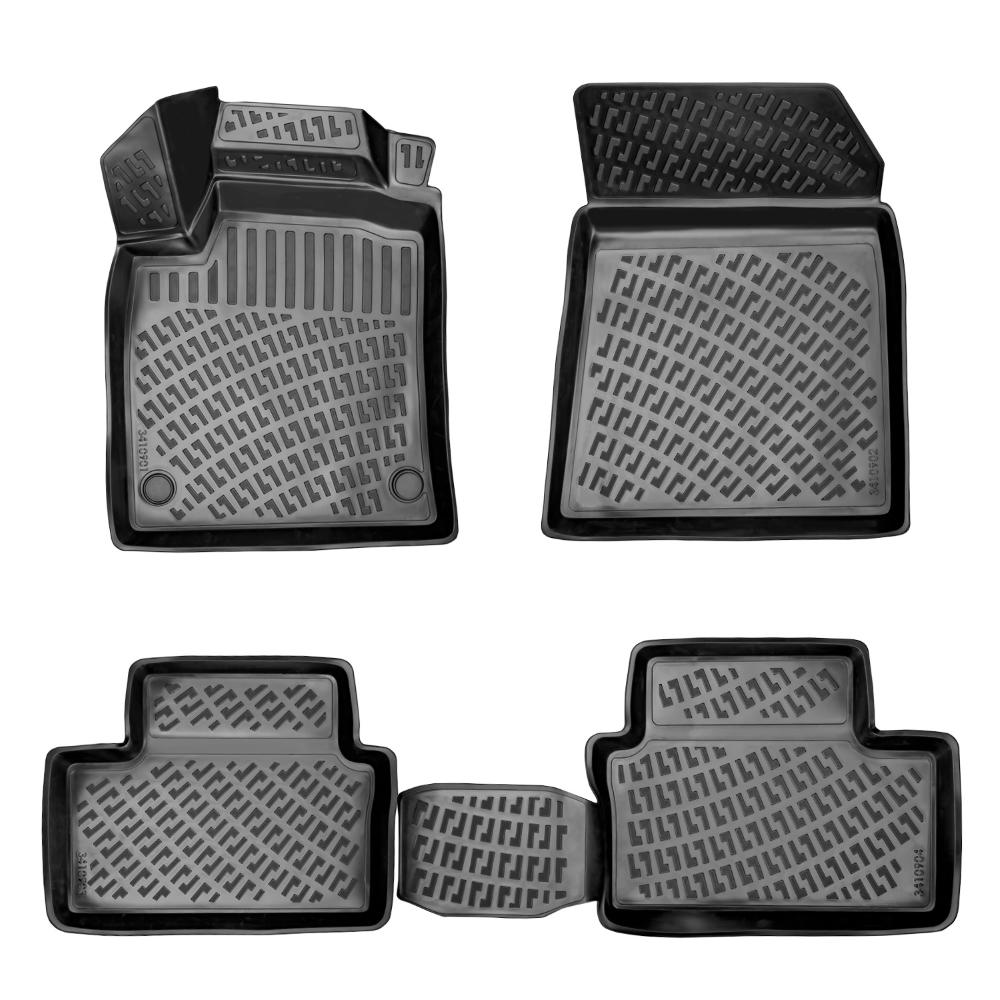Set covorase presuri RENAULT CLIO 5 din 2019, auto, din cauciuc thermoplastic, Compatibil cu RENAULT