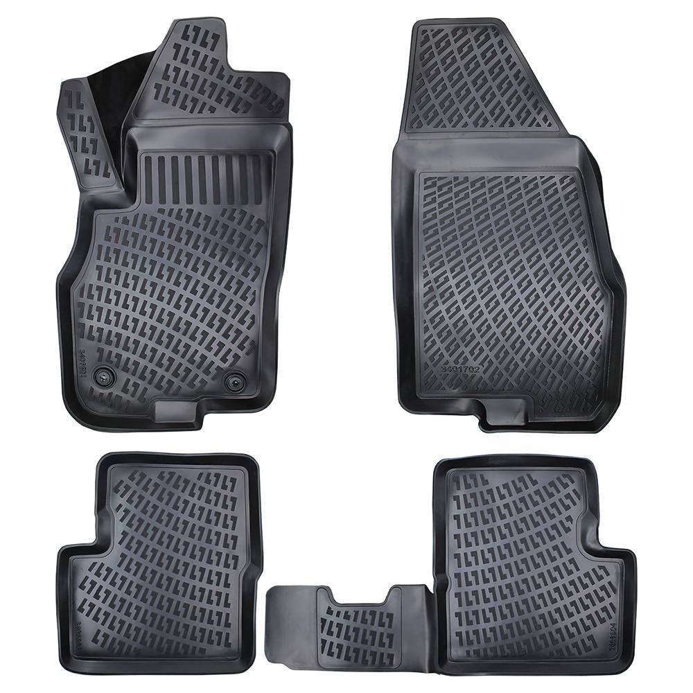 Set covorase presuri FIAT PUNTO EVO din 2010, auto, din cauciuc thermoplastic, Compatibil cu FIAT
