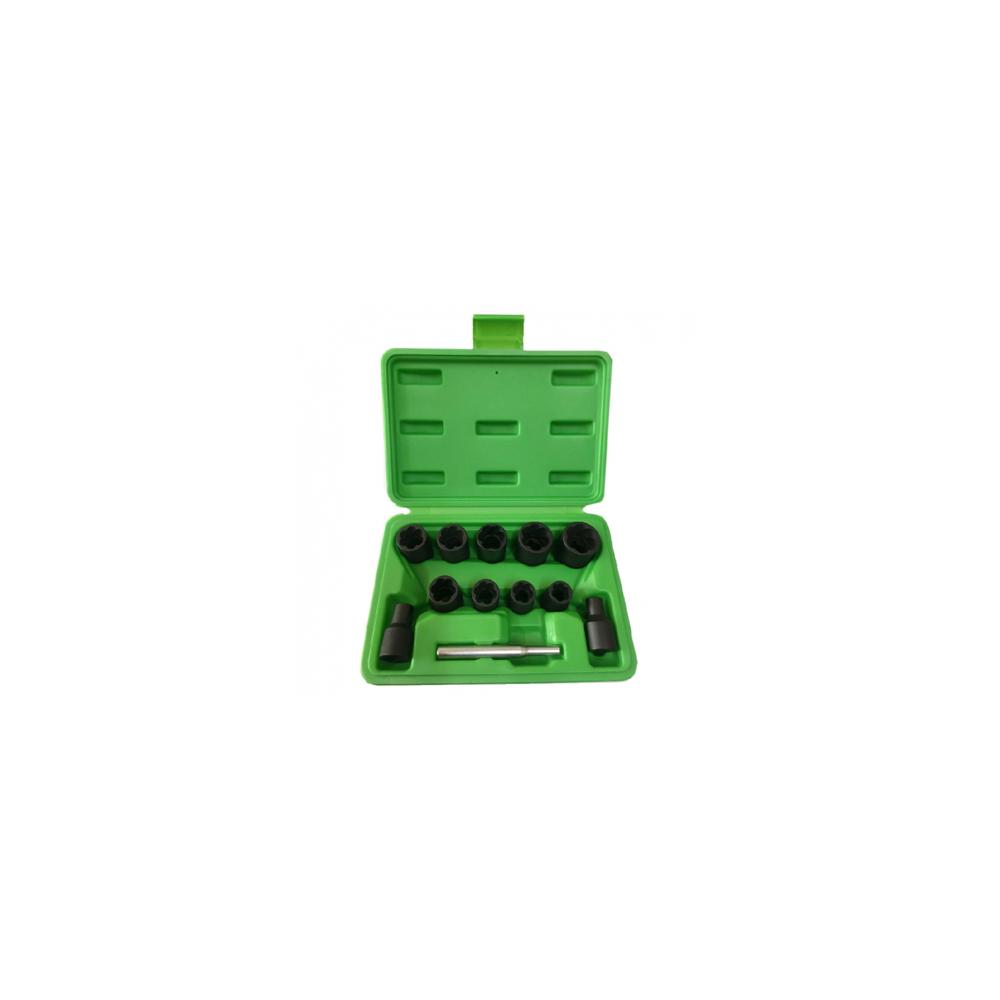 Trusa Tubulare Striate 3/8" Pentru Suruburi Uzate Si Antifurt 6 -19MM Jbm