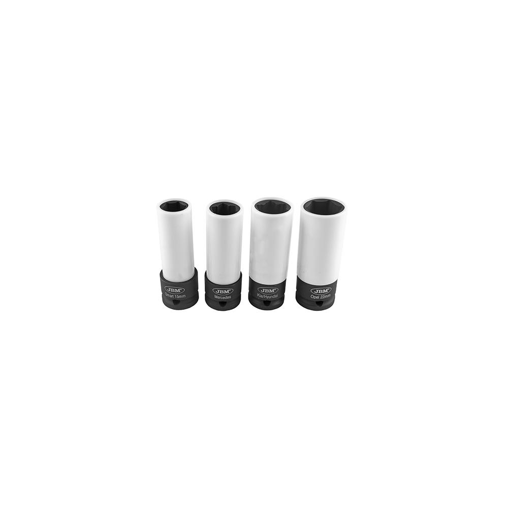 SET 4 Tubulare De Impact Pentru Jante Din Aliaj 1/2" Jbm