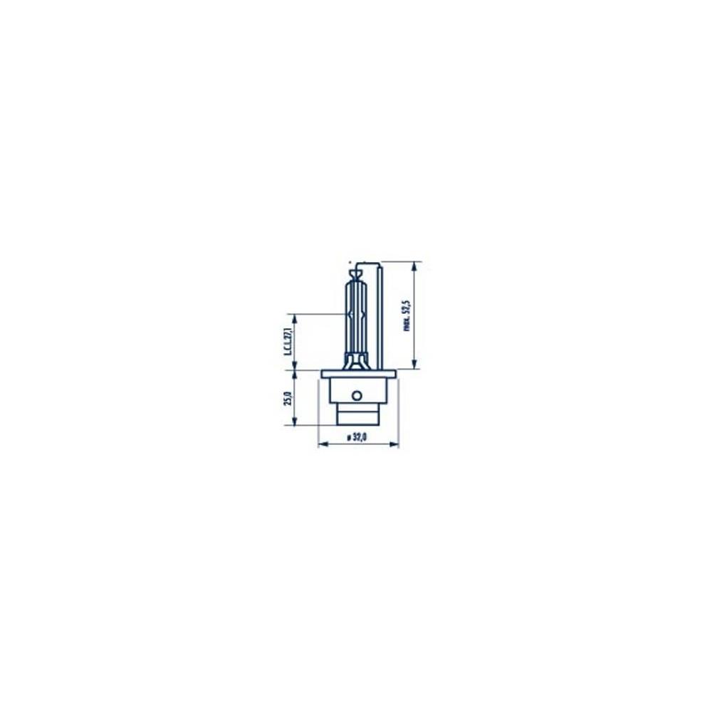 Bec xenon 85V D2S 4000 k narva